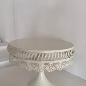 white cake stand small